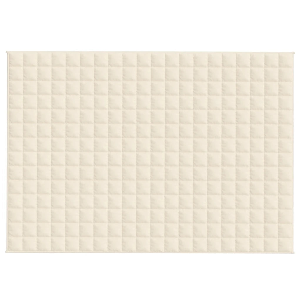 Coperta Ponderata Crema Chiaro 138x200 cm 6 kg Tessuto 350808