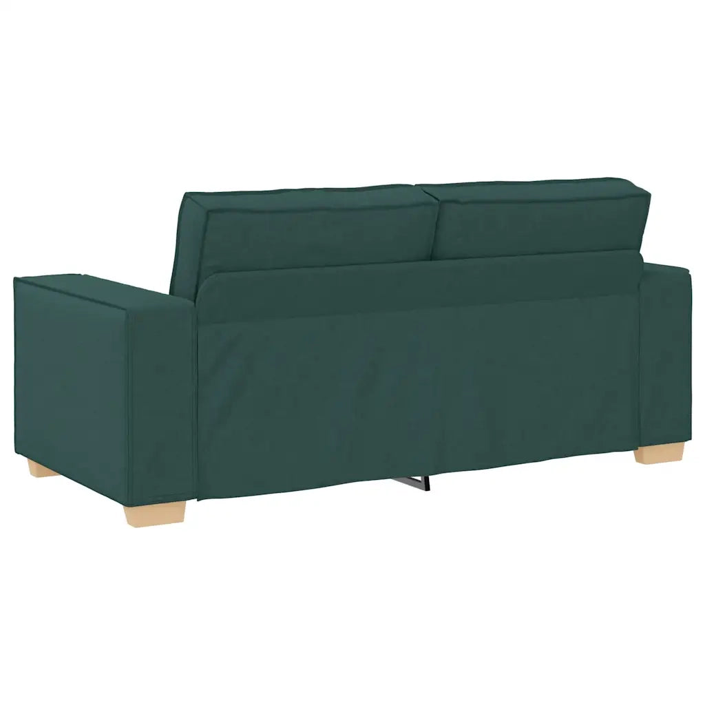 Divano a 2 Posti-Sofa 2 Posti Verde scuro 140 cm in tessuto 924181