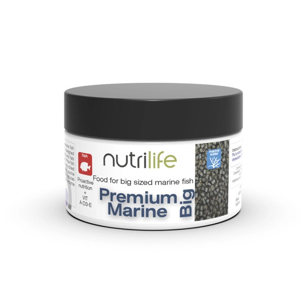 OceanLife Premium Marine Big - alimento in pellet grandi per pesci marini di taglia medio-grande Formato: 100 ml