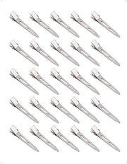 Set di 30 clip per capelli in metallo da 5,5 cm con fori, becco di anatra, per stile e capelli lunghi, clip anti-slip per onde, DIY per capelli femminili e femmine