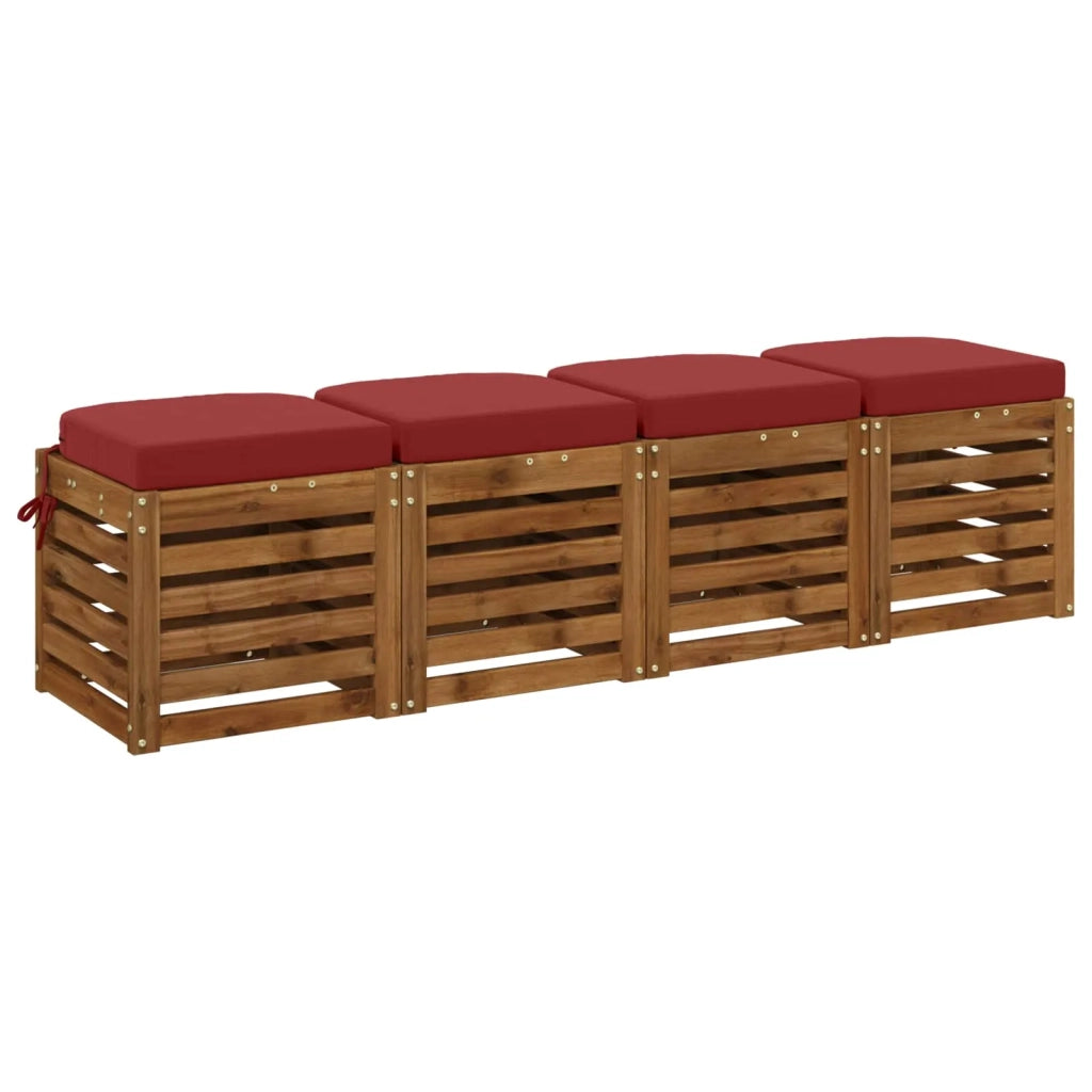 Cuscini per sedile a 4 pezzi SOEST 4 pcs 100% Poliestere 945222