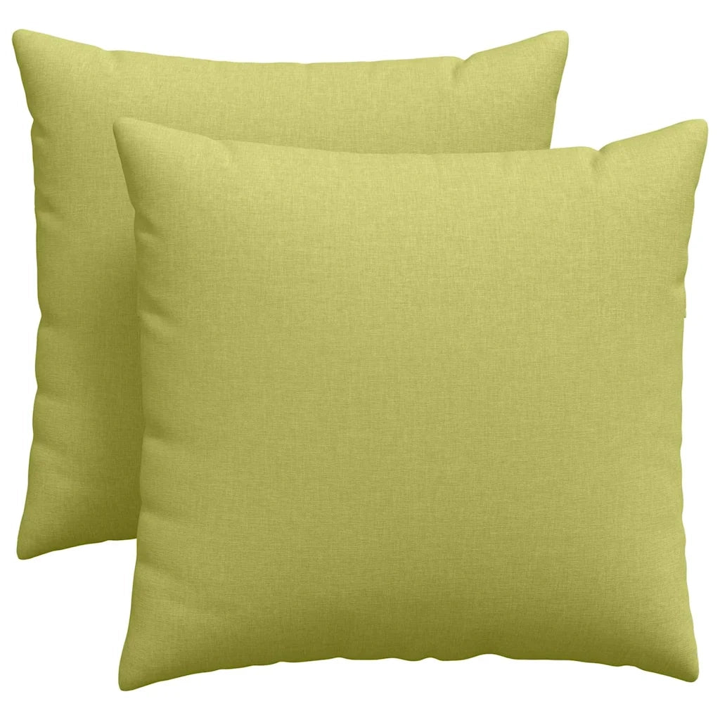 Cuscini da Divano 2 pcs Verde chiaro 45 x 45 cm Tessuto 42013921