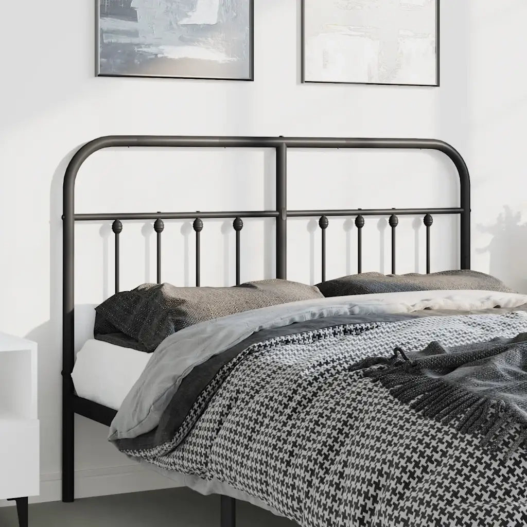 Testiera di Ricambio in Metallo Nero 150 cm 352612