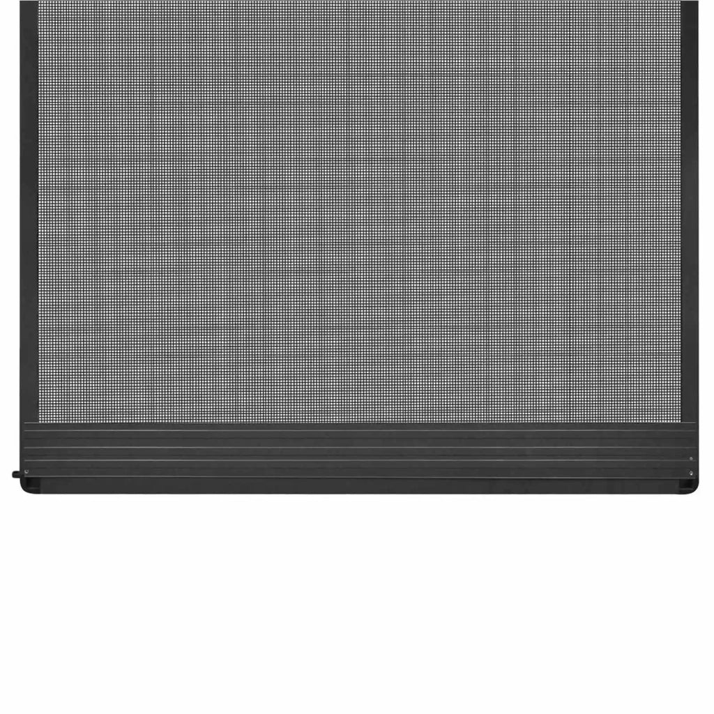 Schermo Insetti a Battente Antracite e Nero 100 x 215 cm 42047077