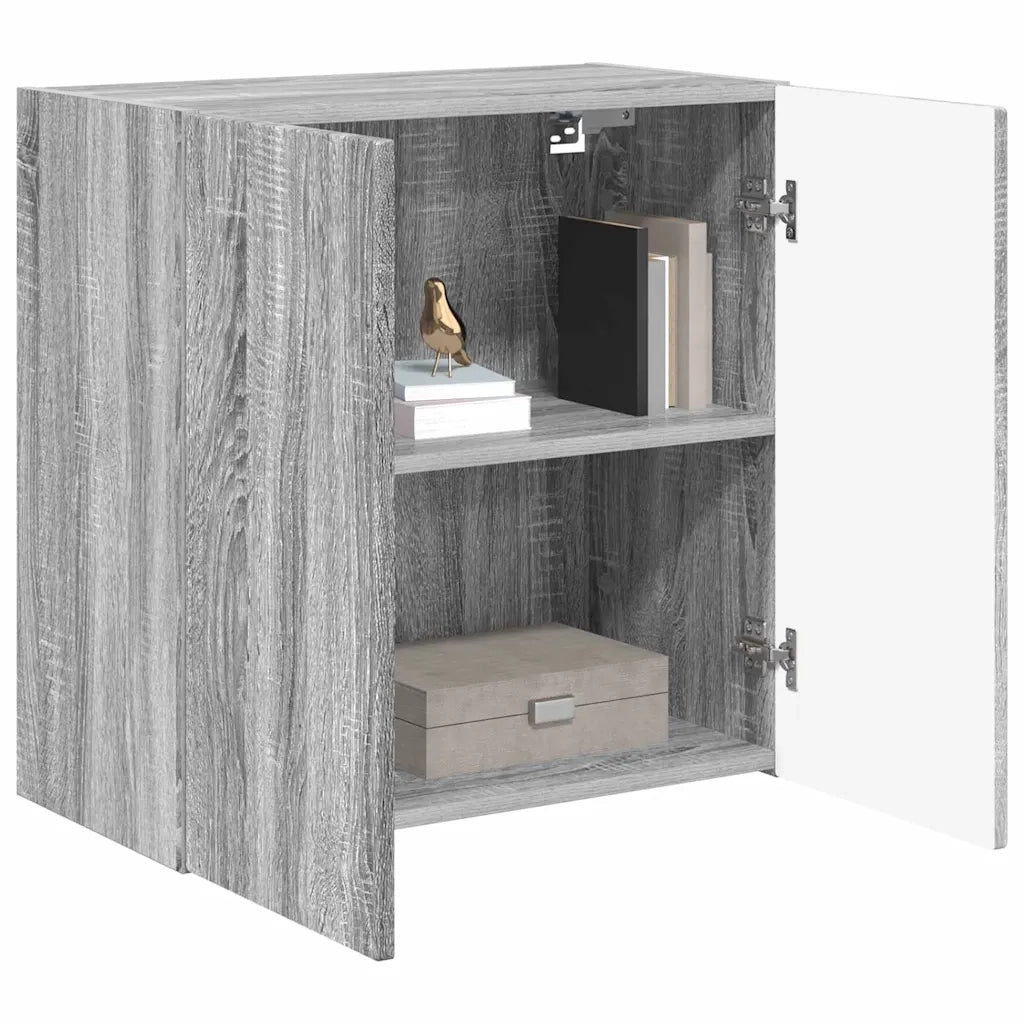Mobile TV da parete Grigio Sonoma 59,5 x 31 x 60 cm 892355