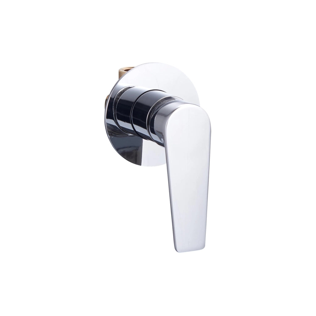 Set doccia cromato - Miscelatore incasso Audrey con braccio e soffione slim 20 cm