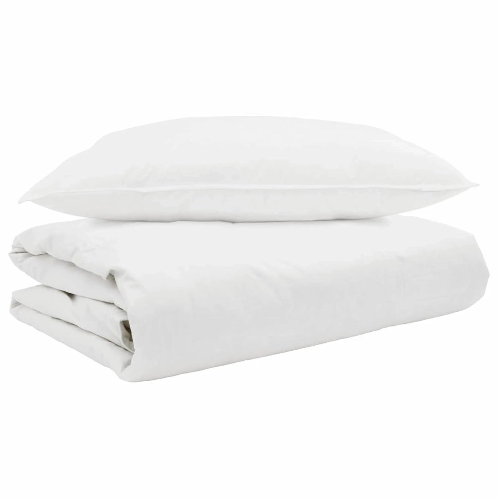 Duvet Estivo con cuscino 2 pcs Bianco Piuma d'anatra 3376201