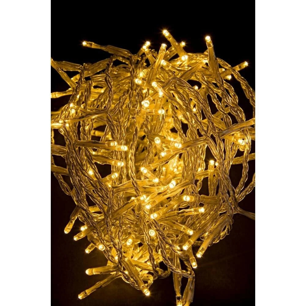 Luci Natale 300 LED Classic, Filo Trasparente 3mm, IP44 (12 Pezzi)