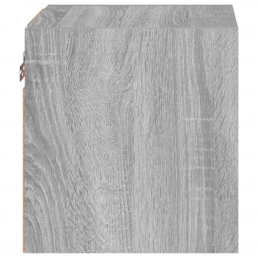 Mobile TV multimediale mensola TV credenza mobile TV parete attrezzata per sala da pranzo soggiorno camera da letto con luci LED Sonoma 30 x 28,5 x 30 cm grigio 02_0028043