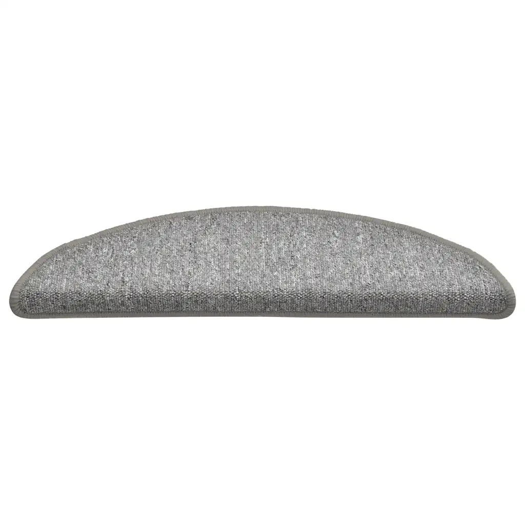 Tappetini per scale 30 pz | Gradini per Scale 56x17x3 cm Grigio chiaro Semicircolari