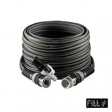 FITT TECHNOLOGY FLOW 76493-07 Tubo per Irrigazione 20 m 1-2'' con Lancia e 2 Raccordi No Torsion System colore Grigio-Lime