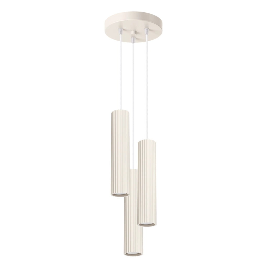 Lampada a sospensione KARBON 3P beige