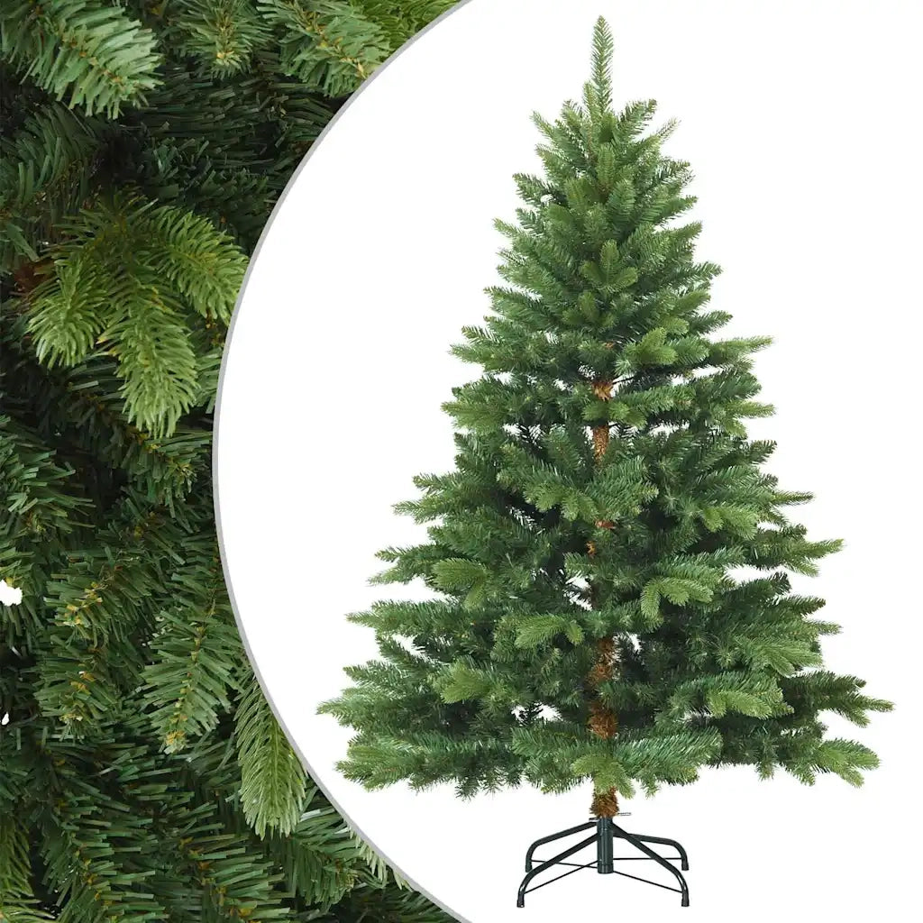 Albero di Natale Artificiale con Rami Pieghevoli Verde 120 cm 42019311