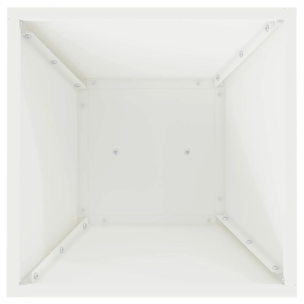 Vaso a Pilastro Bianco 35 x 35 x 73 cm 873840