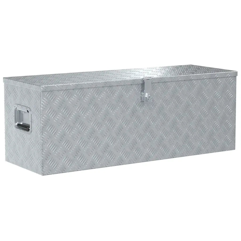 Cassetta in Alluminio 110,5x38,5x40cm Argento 142941