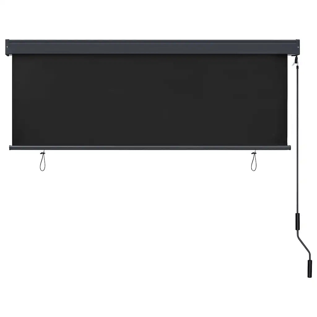 Tenda a rullo Rigato Antracite 180 x 250 cm Tessuto e Alluminio 362084