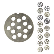 PIASTRA PER TRITACARNE per n.12 - 24 fori da 8 mm.  - PALUMBO