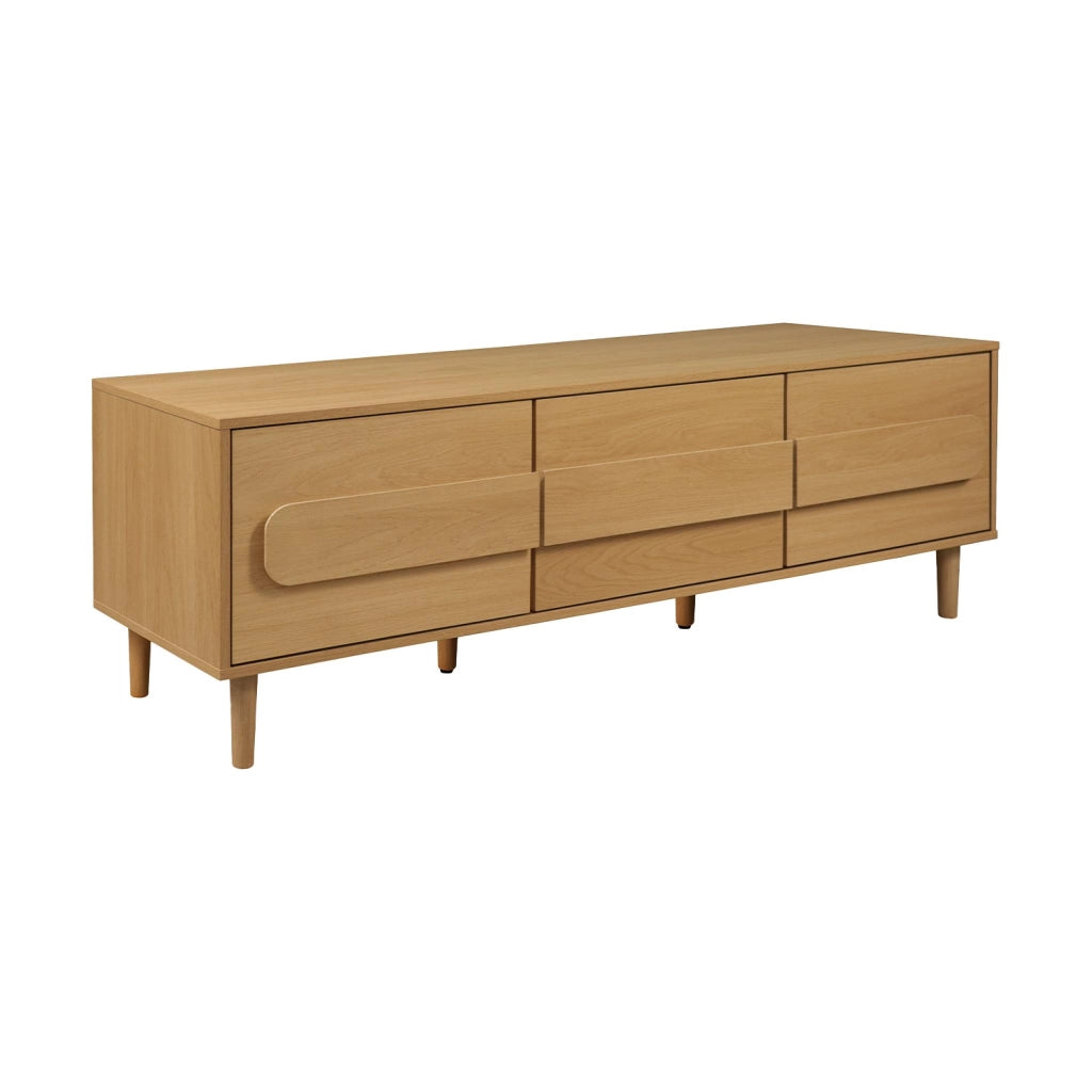 Mobile tv vintage effetto legno 3 ante 150cm