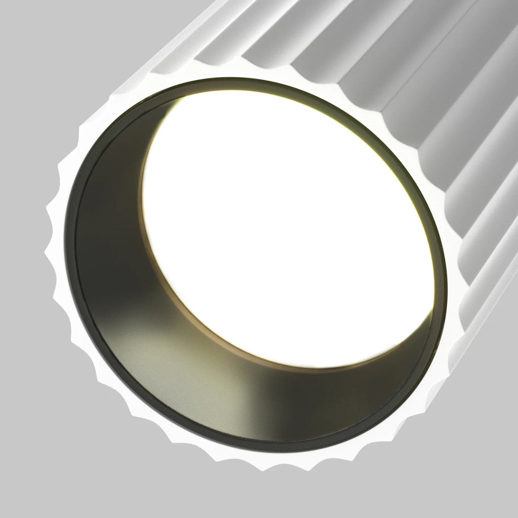 Maytoni Plafoniera moderna Calipso 1 luce GU10 bianco alluminio