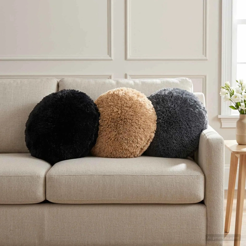 Federa 2 pcs HEERLEN Antracite Ø 40 cm Fleece PV 922427