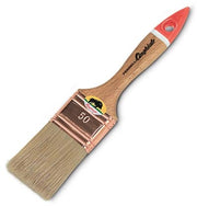 PENNELLESSA M.LEGNO 537 CINGHIALE - SETOLA BIONDA MM 30X52- 12 pezzi