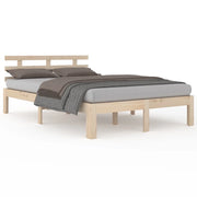 Letto matrimoniale | Letto per adulti | Giroletto in Legno Massello 135x190 cm Double