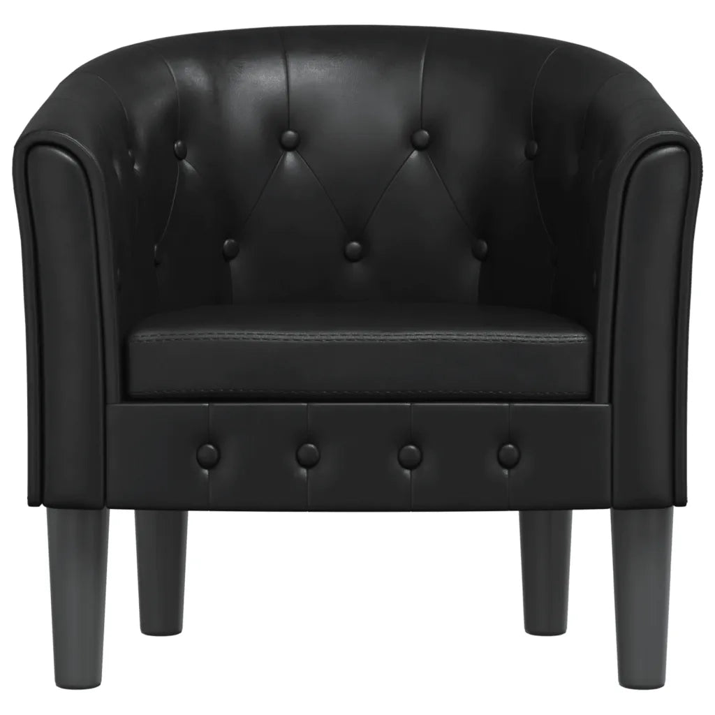Poltrona Cabriolet Nera in Similpellecod mxl 108293