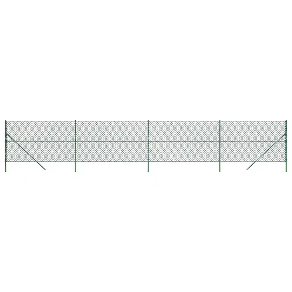 Recinzione da Giardino | Recinzione a Rete Verde 1,4x10 m