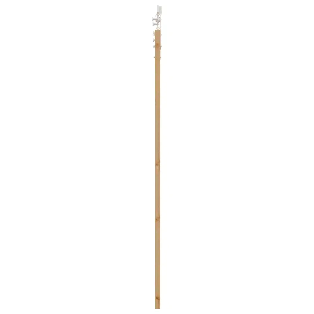 Porta Scorrevole Marrone 73.5 x 198.5 cm Legno e metallo 3332407