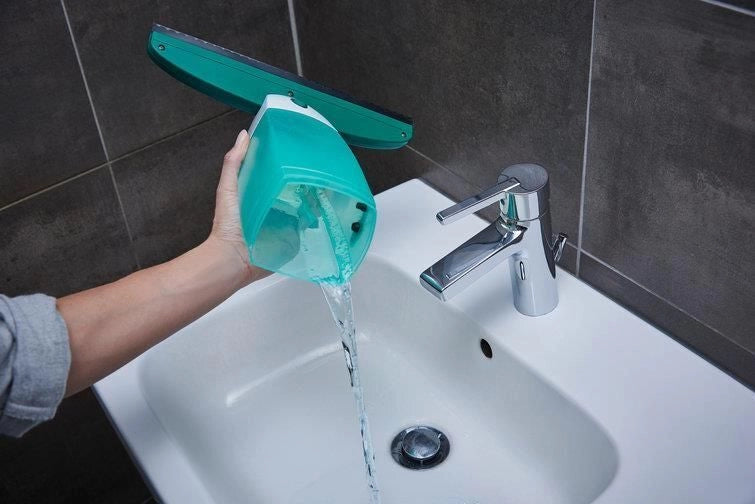 Leifheit 51003 pulitore di finestra elettrico Blu, Bianco