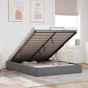 Letto ottomano Grigio Scuro 153 x 203 cm Velluto 3403075