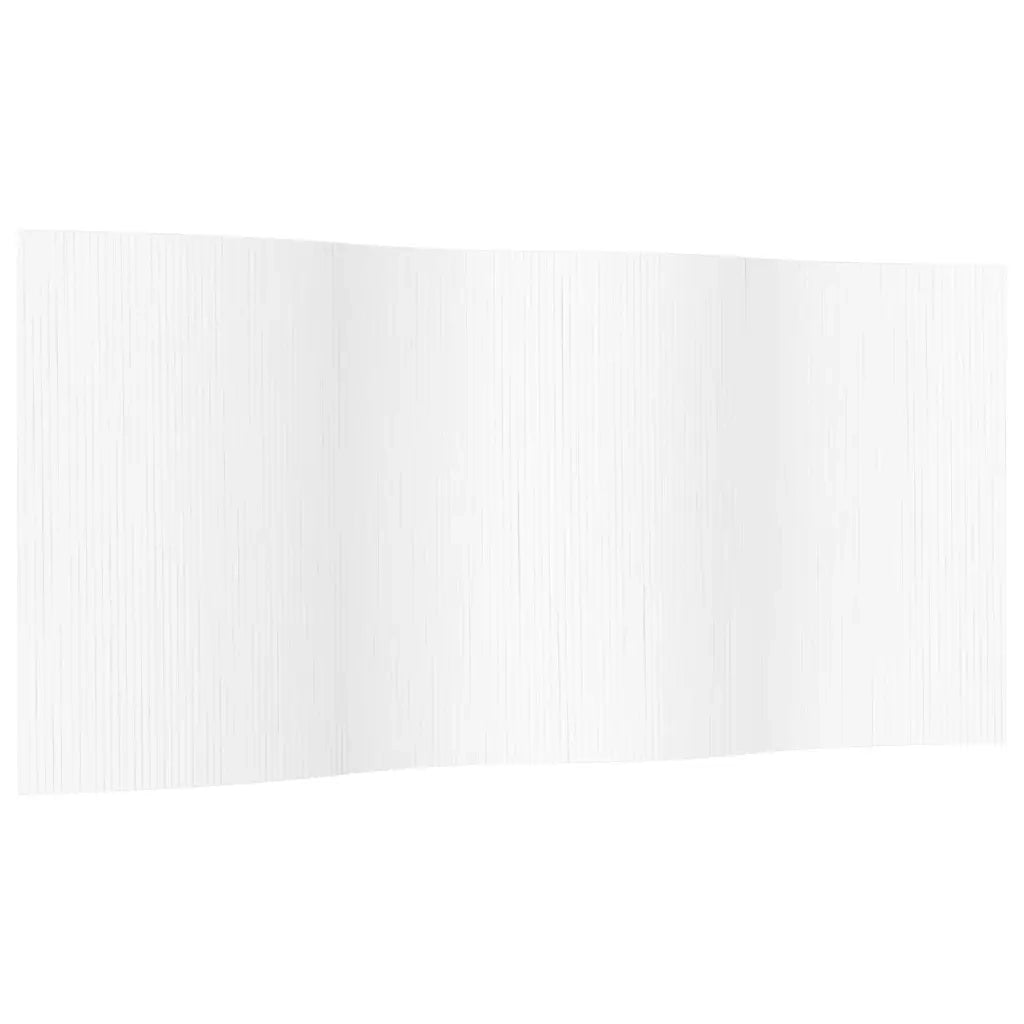 Divisorio Ambienti | Divider per stanze | Paravento Bianco Larghezza 400 cm Altezza 165 cm in Bamb¨´