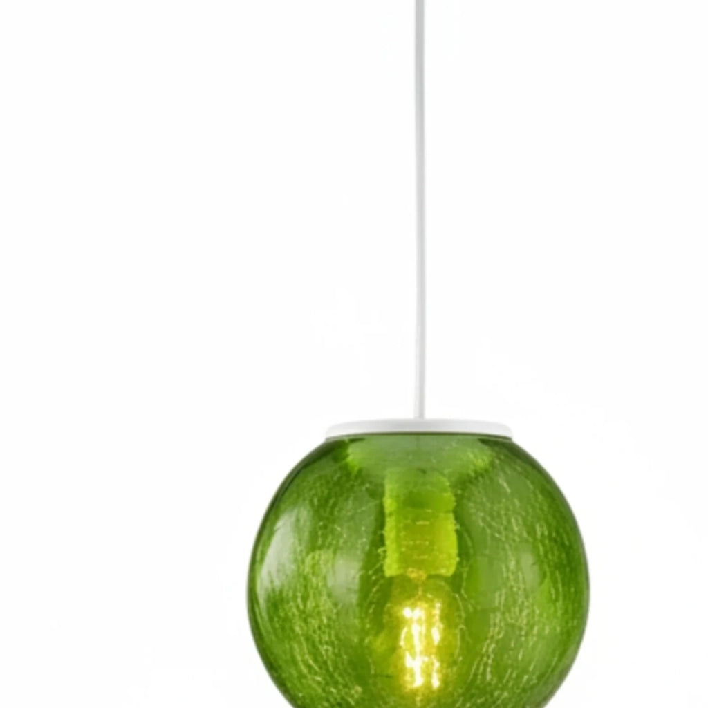 Sospensione Andromeda 1 Luce Verde E Bianco Luceart Design