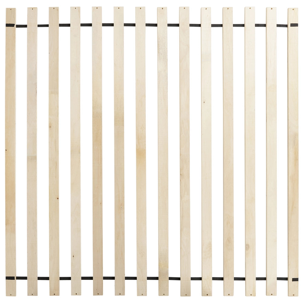 Struttura letto a doghe Beige Chiaro Poliestere Boucle Tessuto imbottito 160 x 200 cm Design classico tradizionale