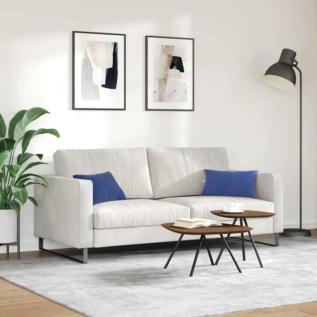 Cuscini da Divano 2 pz | Cuscini per sedie Blu Polizia 50 x 30 cm Tessuto in Cords
