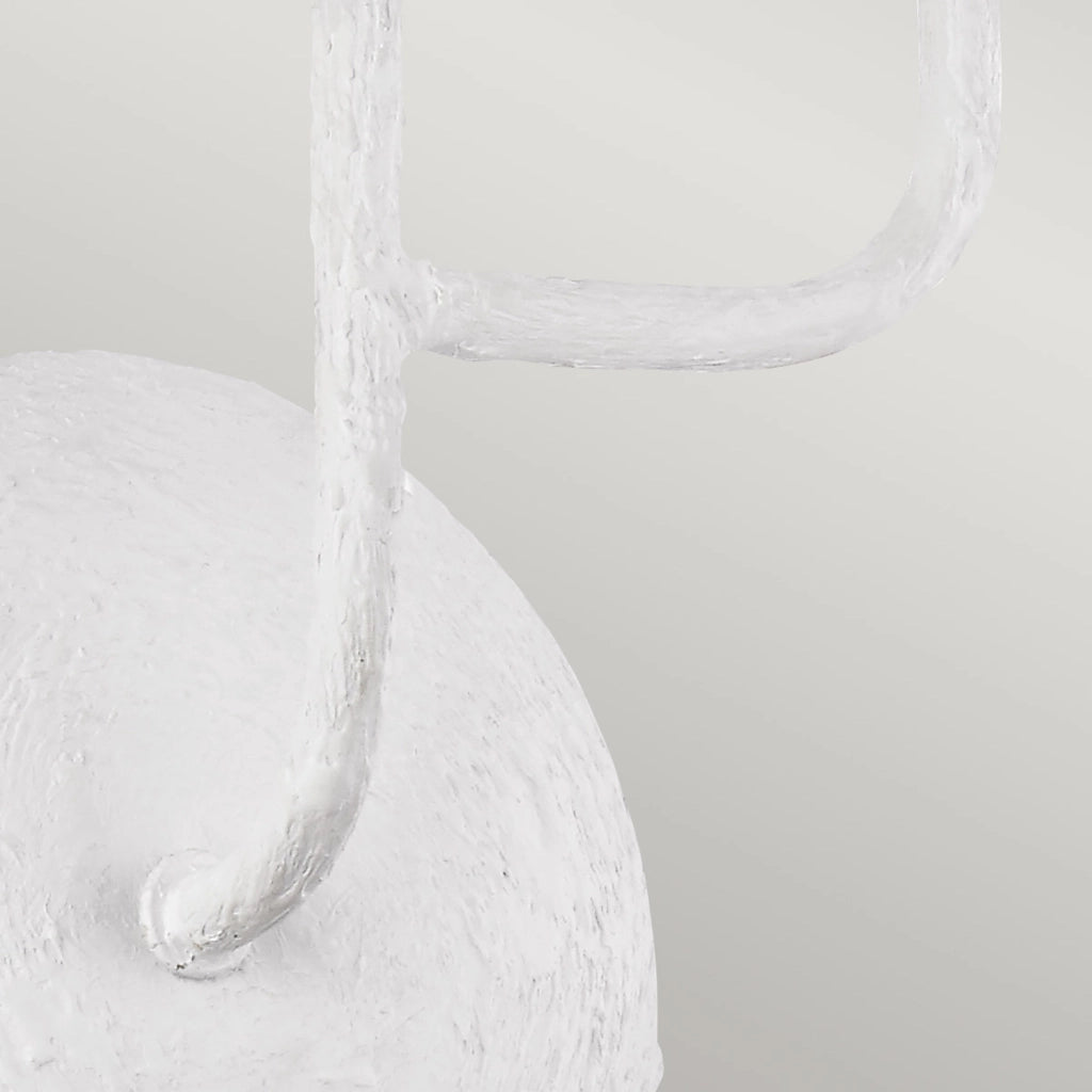 Applique Classica Annie Acciaio Bianco Gesso 3 Luci E14