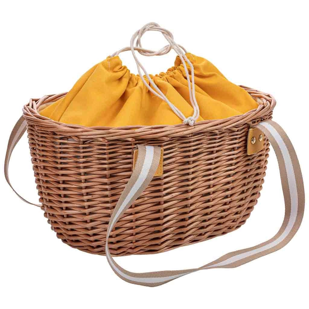 Cestino da picnic marrone 40x29x20h cm
