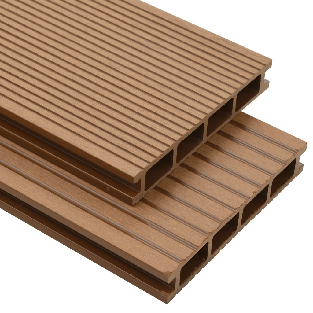 Pavimento da Deck 6 pcs Teak riciclato WPC 42046667