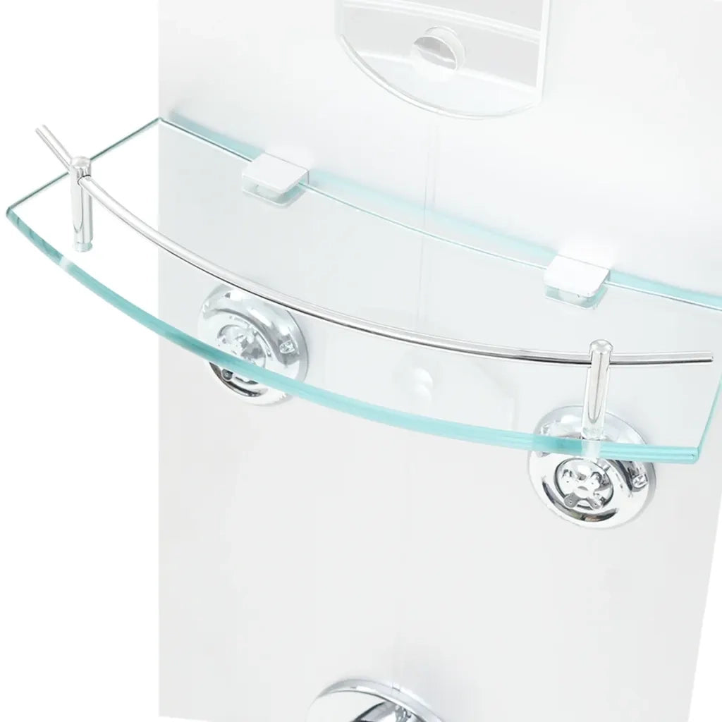 Pannello Doccia 25x43x120 cm Argento cod mxl 61493
