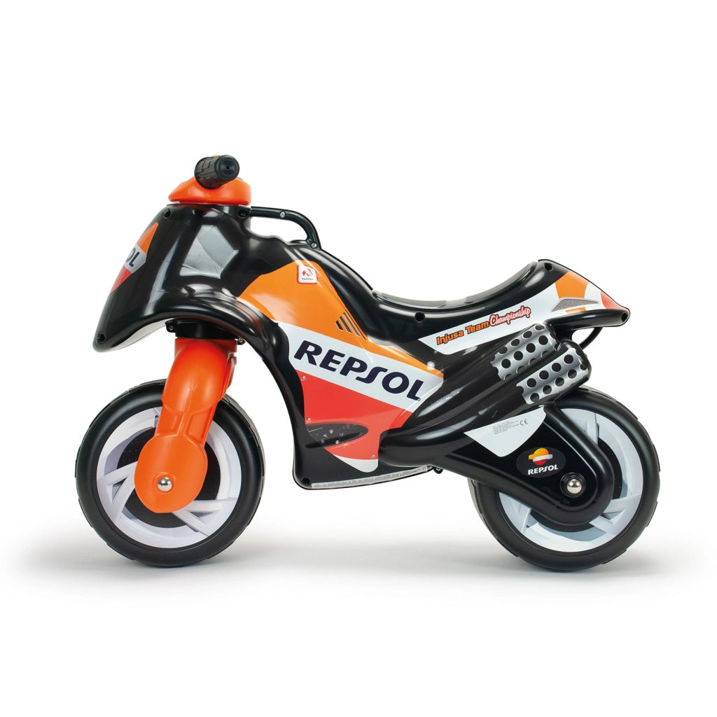 Moto Cavalcabile per Bambini Neox Repsol Stile Racing Senza Pedali Nero
