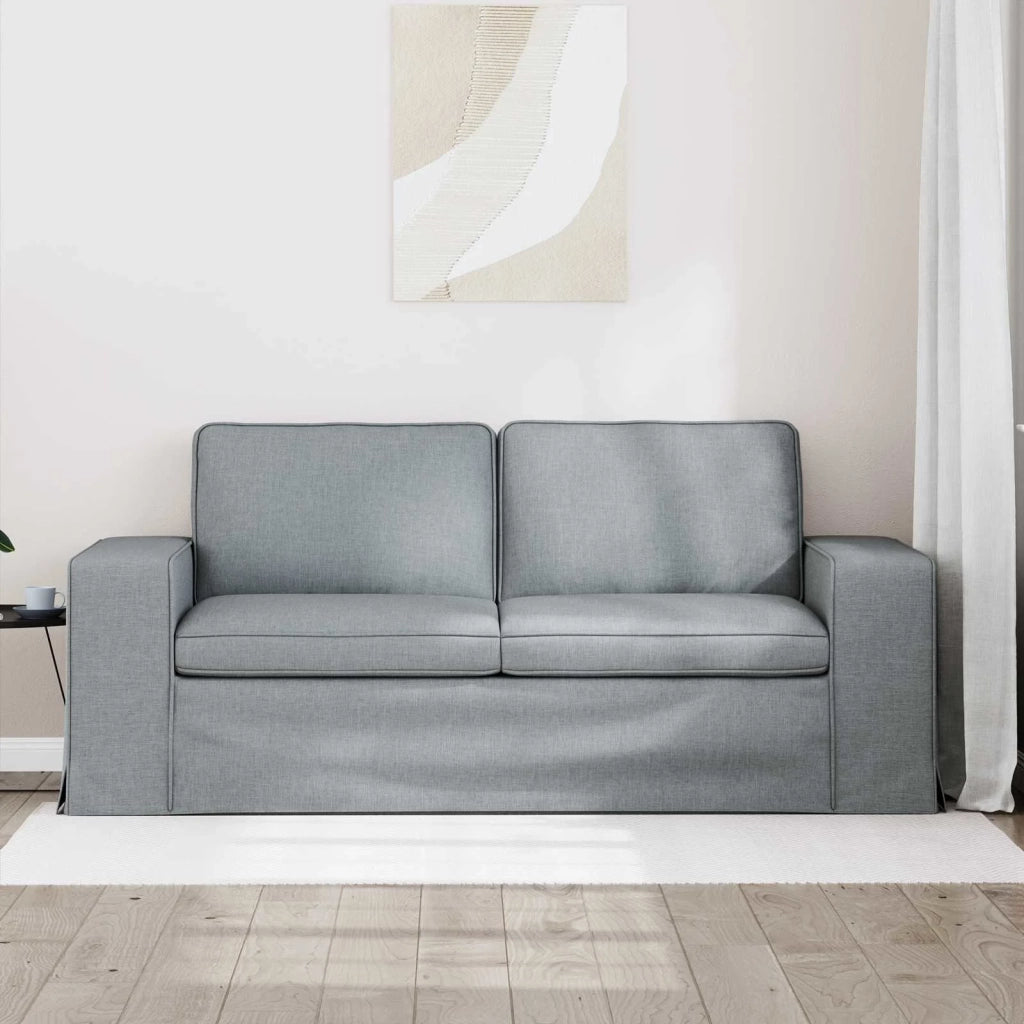 Divano Grigio chiaro 182 x 80 x 82 cm Tessuto 42024390