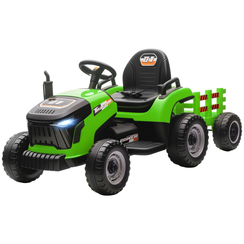 Trattore per Bambini Elettrico ¨C Zephmum ¨C Verde