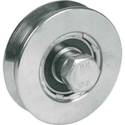 RUOTA CON BULLONE PER CANCELLI A 2 CUSCINETTI 140 mm