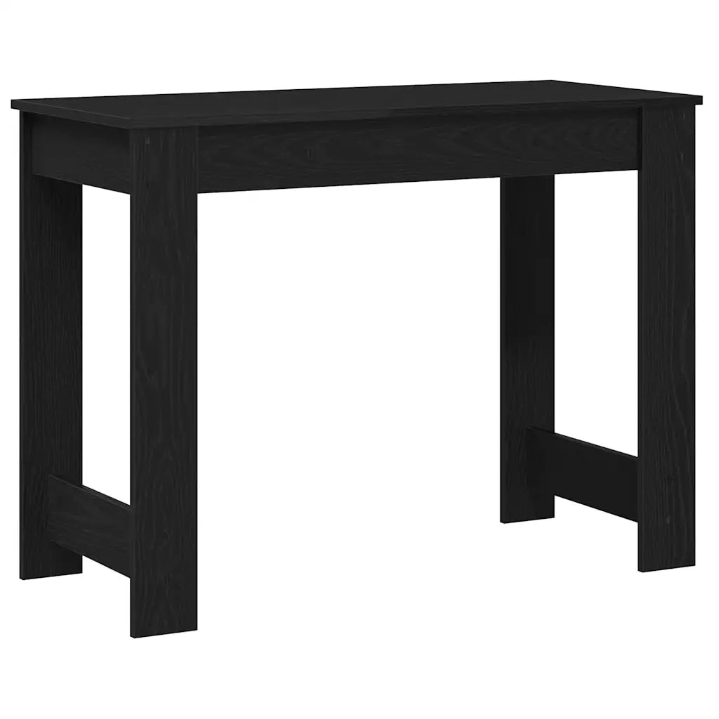 Scrivania Nera 100x45x75 cm in Legno Multistrato 860428