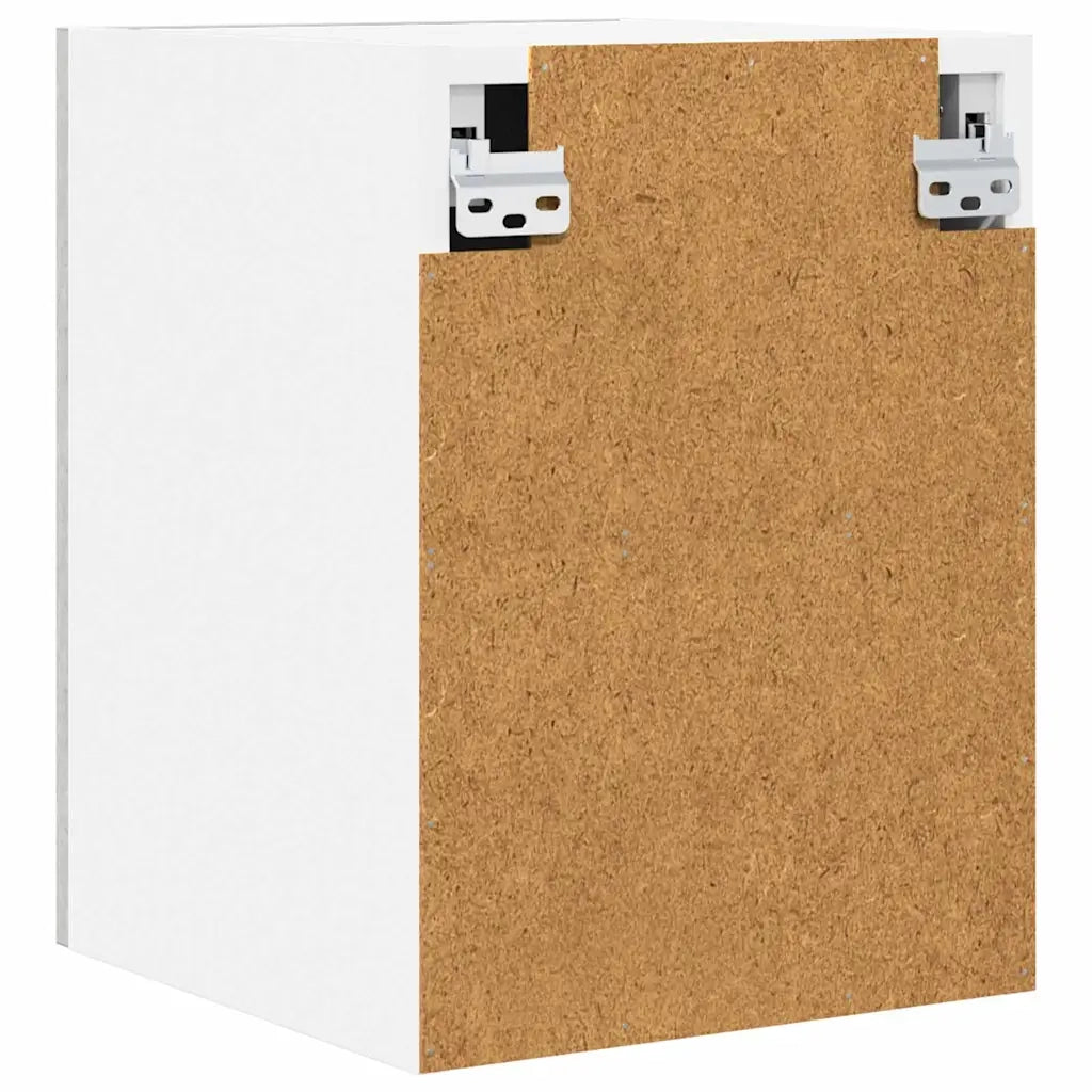 Armadio pensile Grigio Cemento e Bianco 30 x 31 x 40 cm 884120