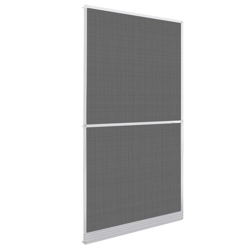 Schermo Insetti a Battente Bianco e Nero 120 x 240 cm 42047049