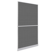 Schermo Insetti a Battente Bianco e Nero 120 x 240 cm 42047049