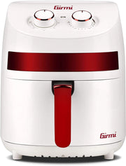GIRMI FRIGGITRICE AD ARIA CON CAPIENZA 3,200 LT DA 1000 W COLORE BIANCO E ROSSO