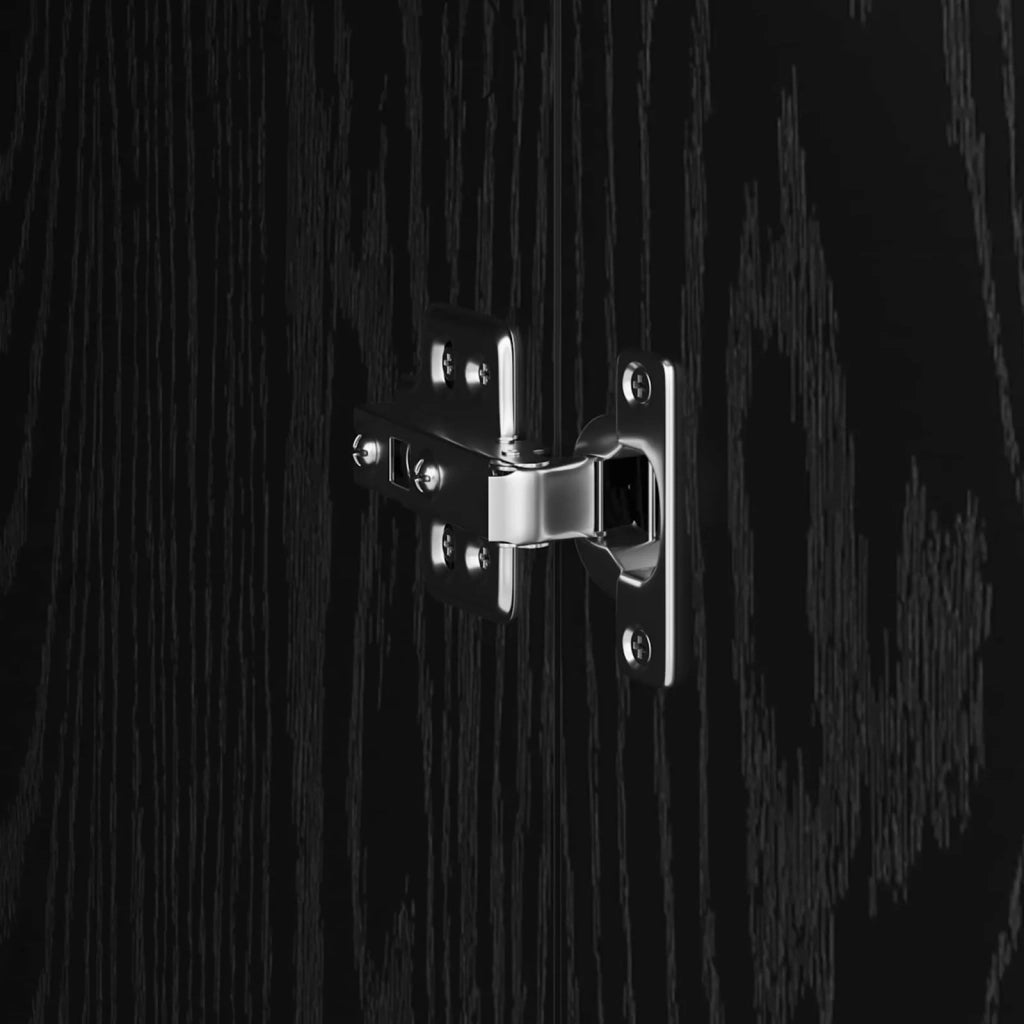 Credenza Rovere Nero 31.5 x 32 x 122.5 cm 869347