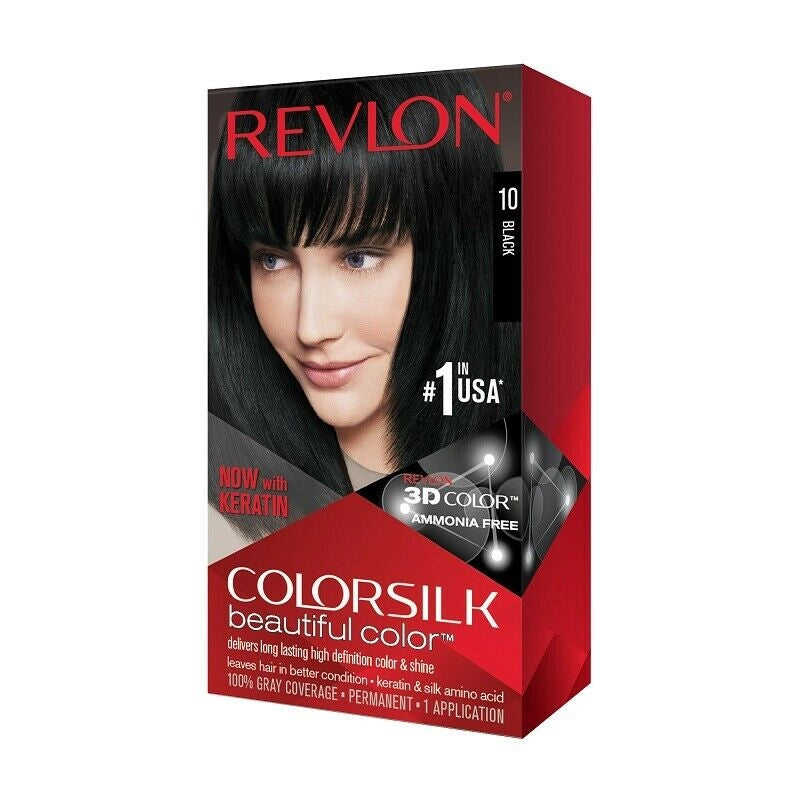 REVLON COLORAZIONE PERMANENTE COLORSILK N 10 BLACK
